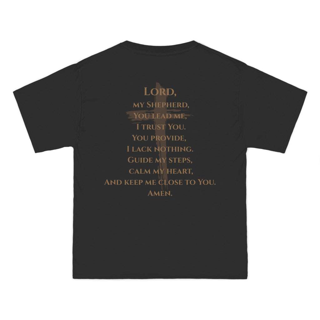 Psalm 23 T-Shirt — Christian Faith Tee with Cross & Psalm Text