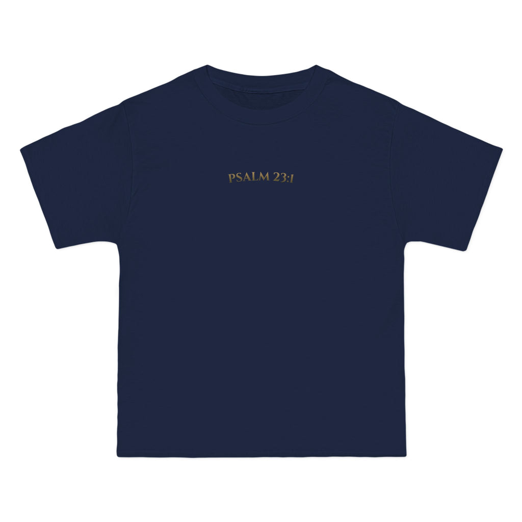 Psalm 23 T-Shirt — Christian Faith Tee with Cross & Psalm Text