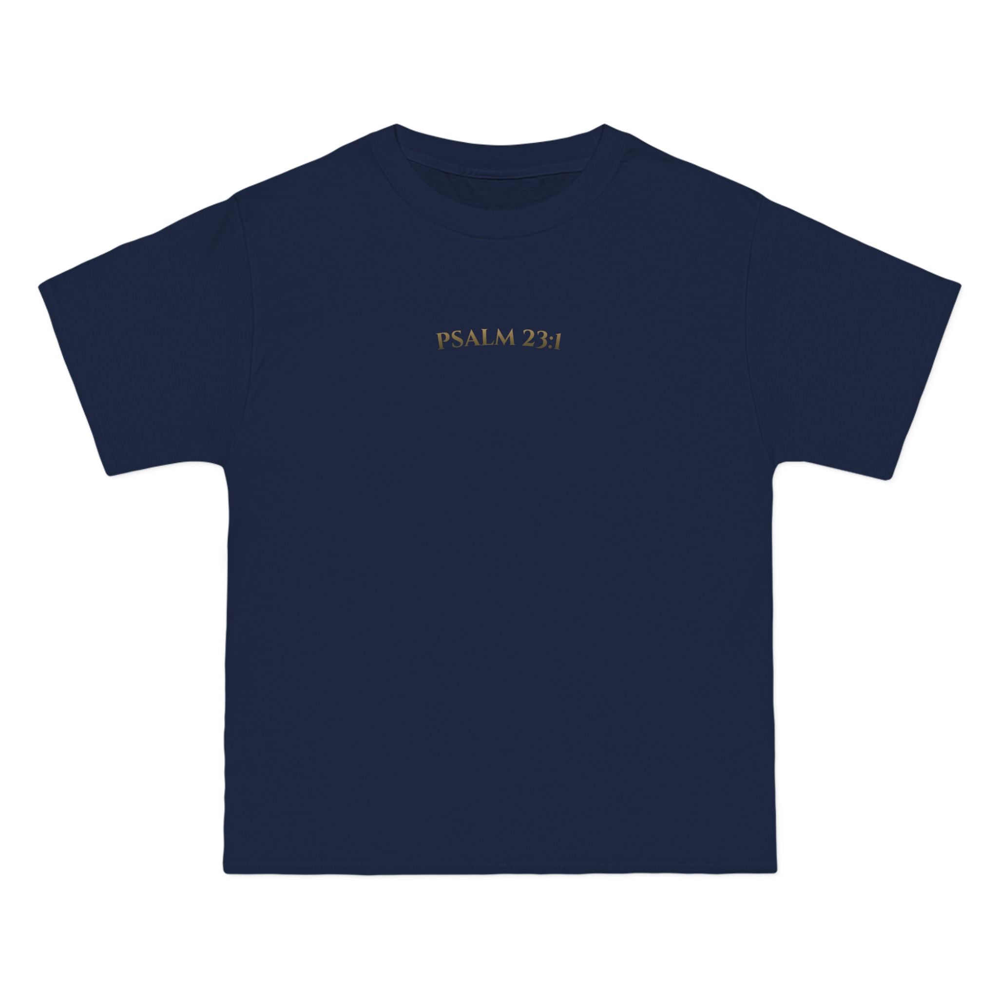 Psalm 23 T-Shirt — Christian Faith Tee with Cross & Psalm Text