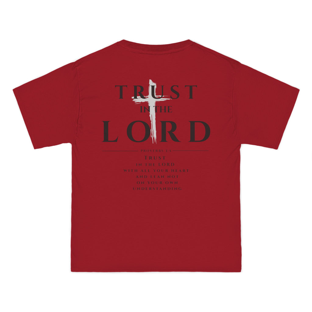 Trust in the Lord T-Shirt — Inspirational Christian Faith Tee with Back Scripture