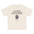 God's Soldier T-Shirt — "Gods Soldier" Front + Ephesians 6:11 Knight Back Christian Tee