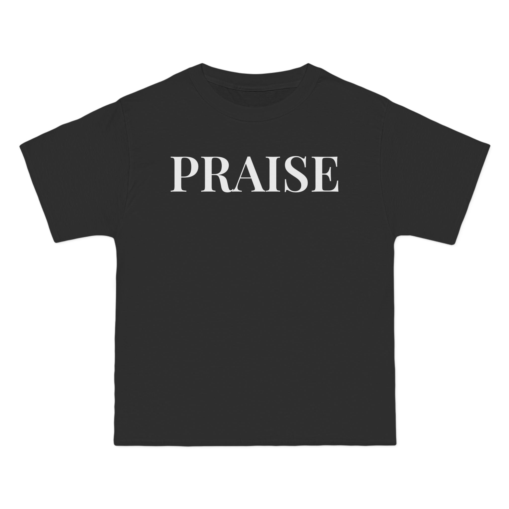 Praise T-Shirt — 'Praise' Front with Faith Verse Back (Christian Inspirational Tee)