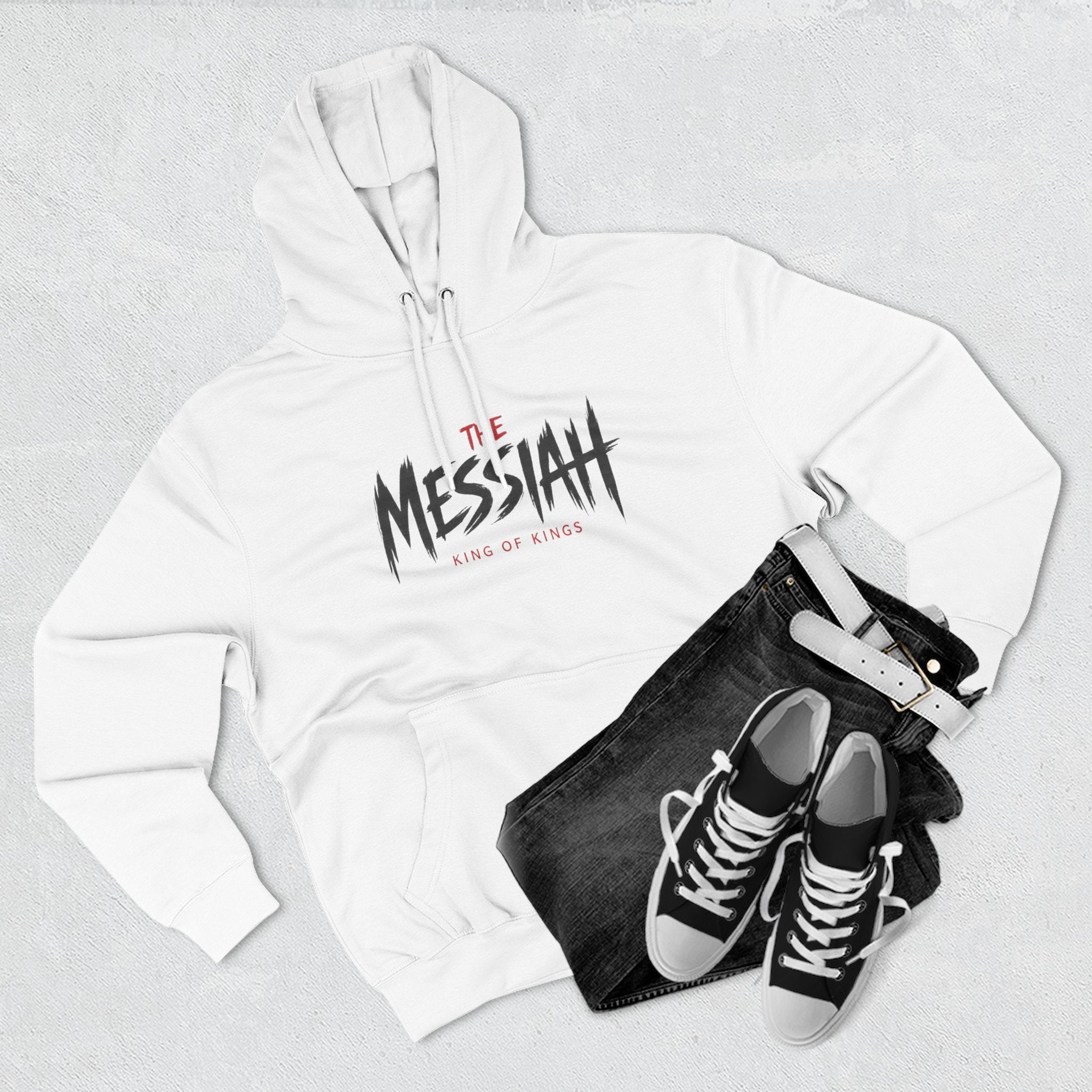 Warning The Messiah is Coming Hoodie — "Repent" Christian Faith Pullover