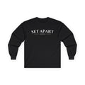 Set Apart Long Sleeve Tee — “Be Transformed” Inspirational Christian Shirt