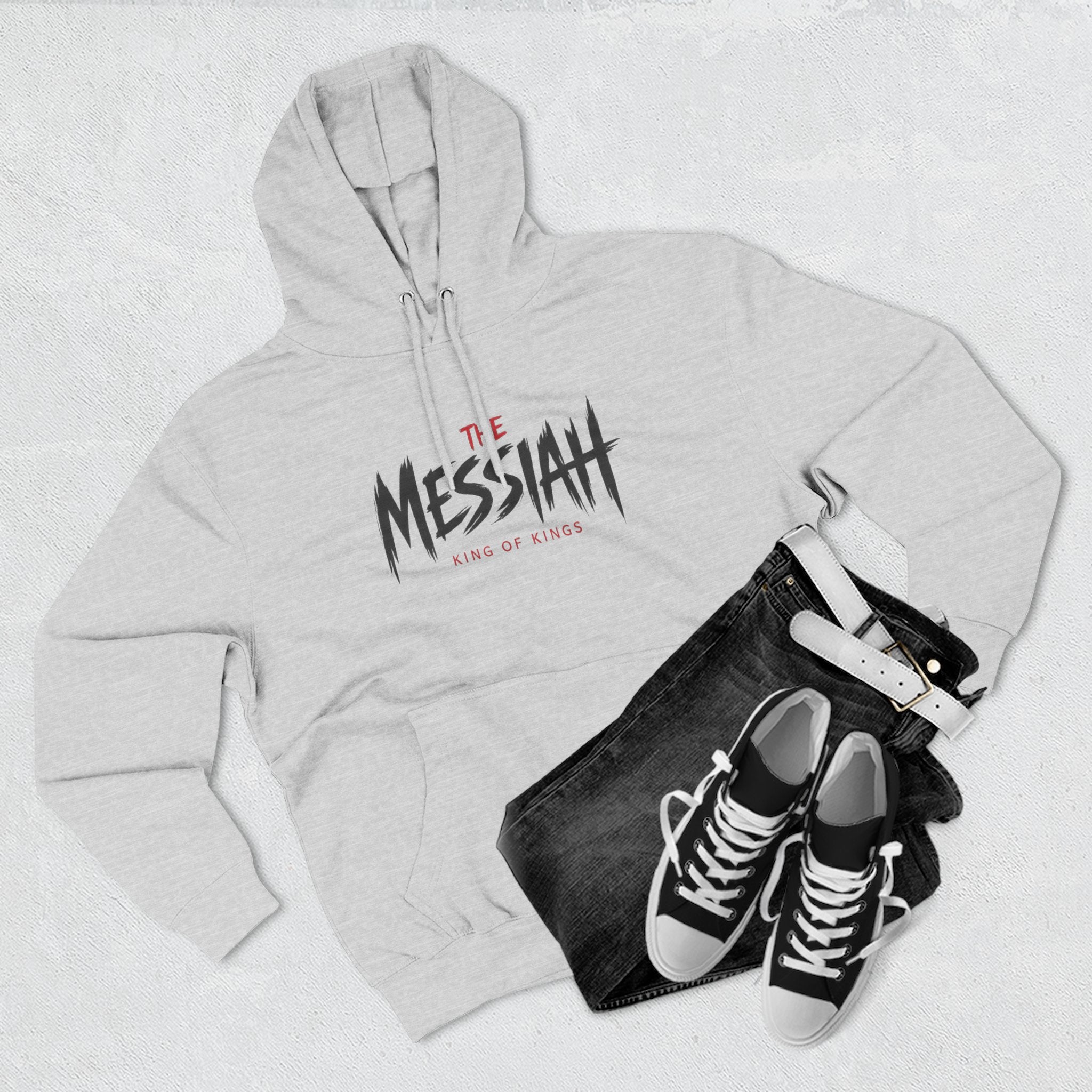 Warning The Messiah is Coming Hoodie — "Repent" Christian Faith Pullover
