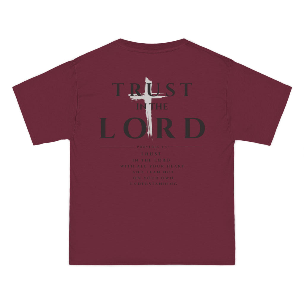 Trust in the Lord T-Shirt — Inspirational Christian Faith Tee with Back Scripture