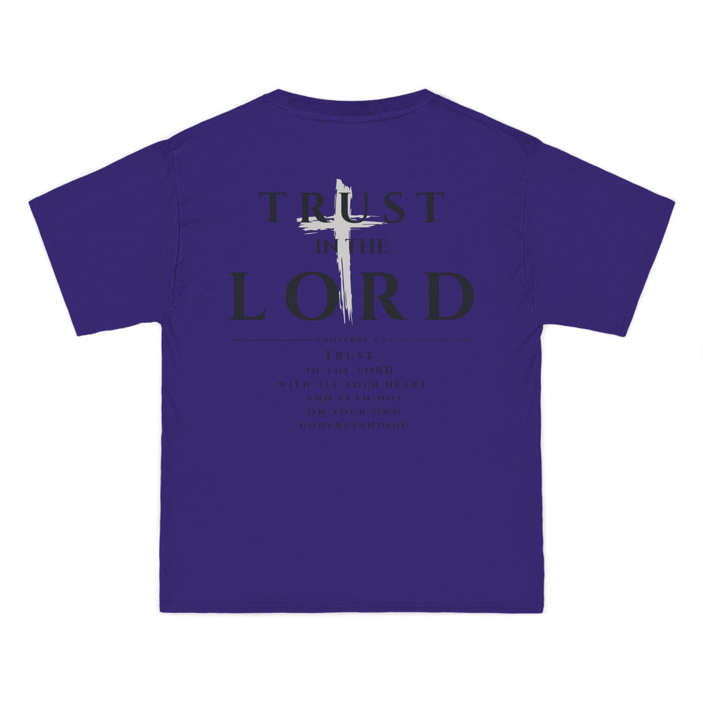 Trust in the Lord T-Shirt — Inspirational Christian Faith Tee with Back Scripture