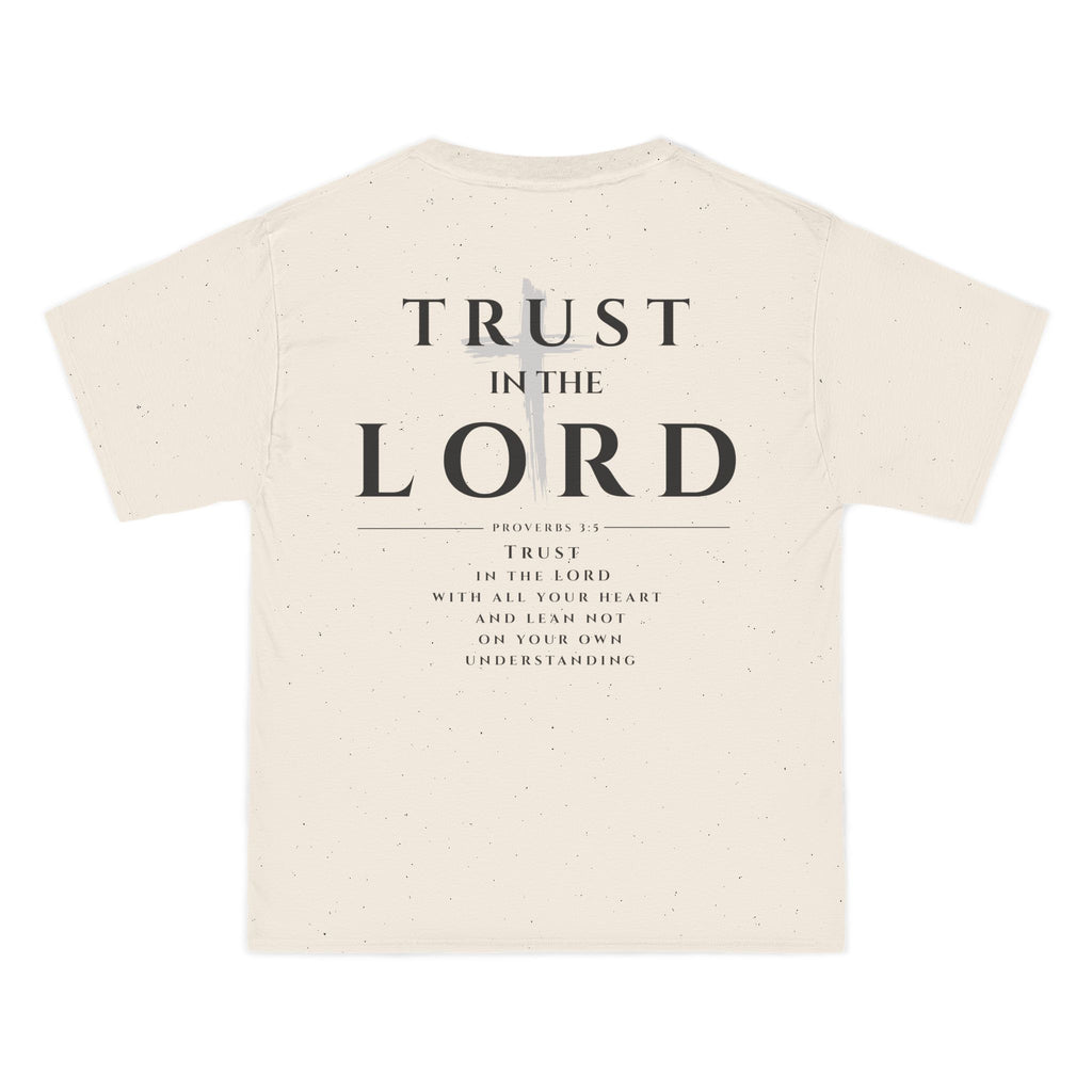 Trust in the Lord T-Shirt — Inspirational Christian Faith Tee with Back Scripture